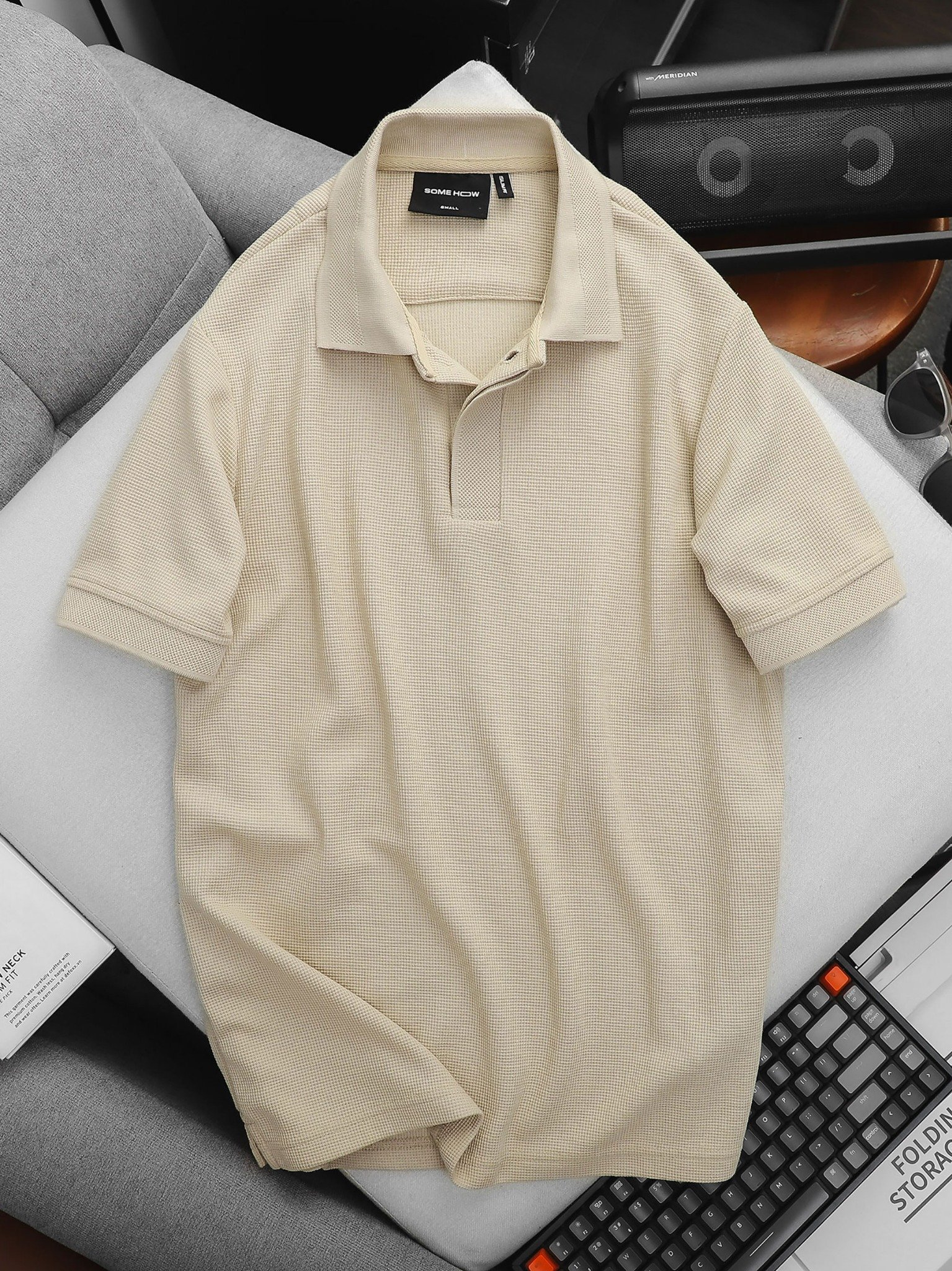 Áo Polo Minisquare Hidden Placket