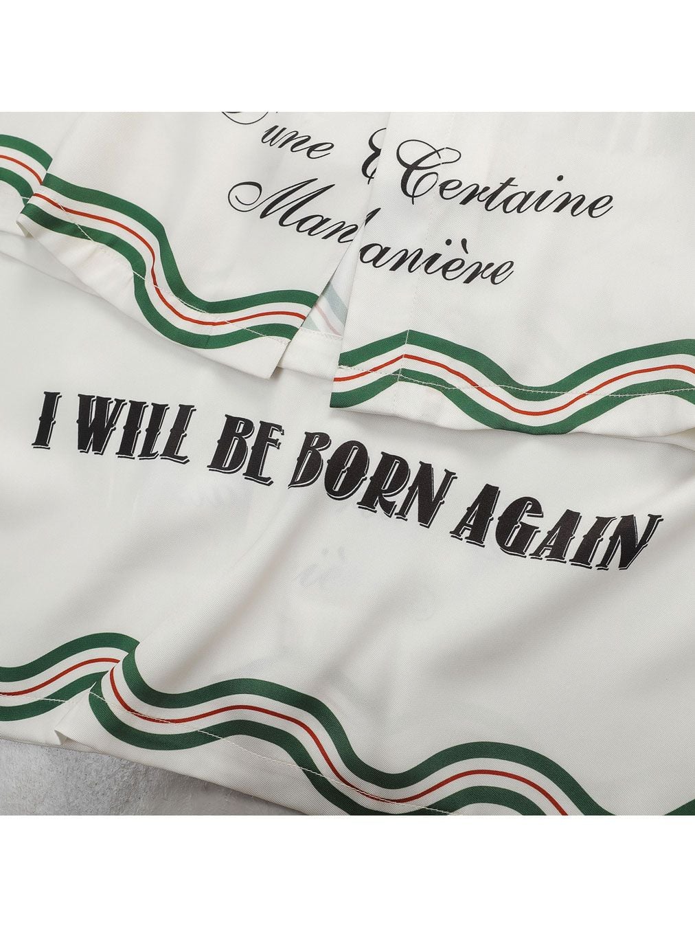 Áo Sơ Mi Cuban Red Shoulder Reborn Stars