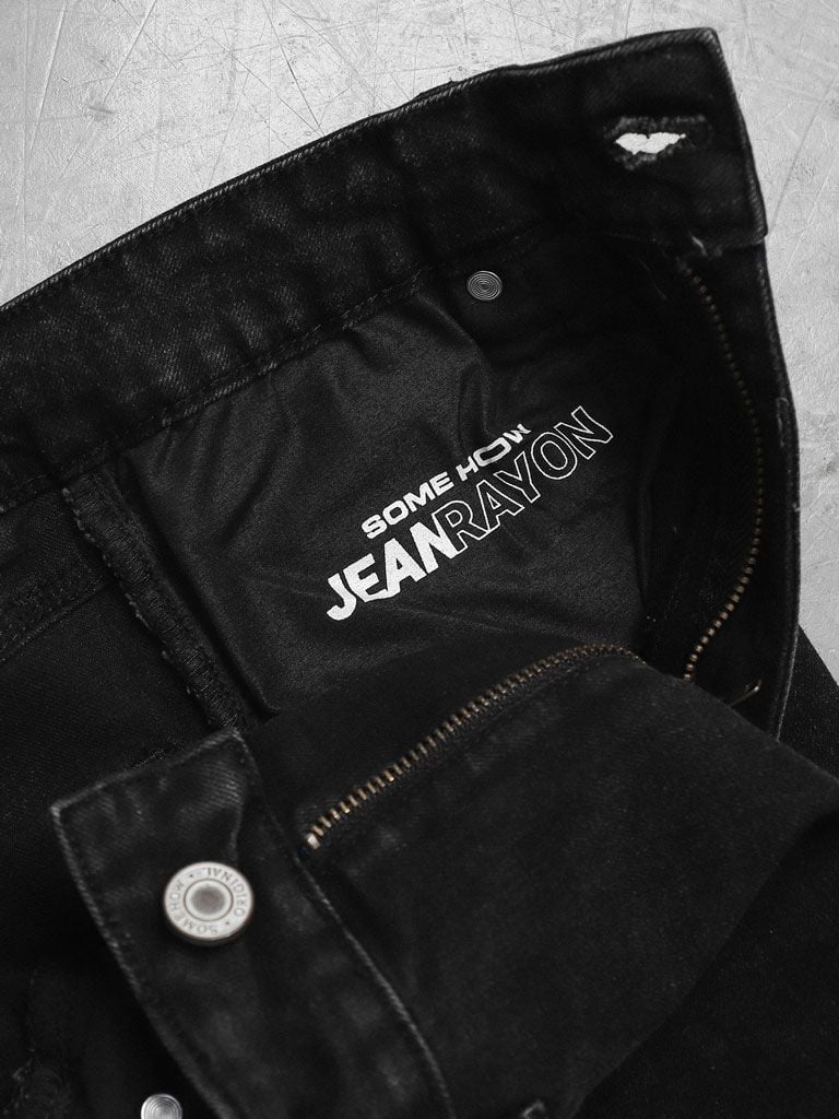 Quần Jean Slim Black Grainy