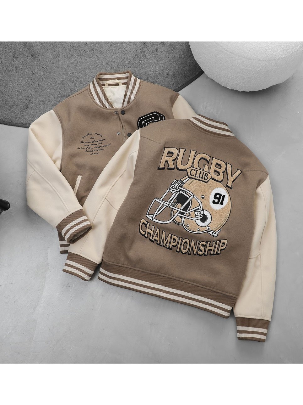 Áo Khoác Varsity Warmy S Premium