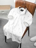 Áo Polo Miniprint White Tropical