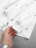 Áo Polo Miniprint White Tropical