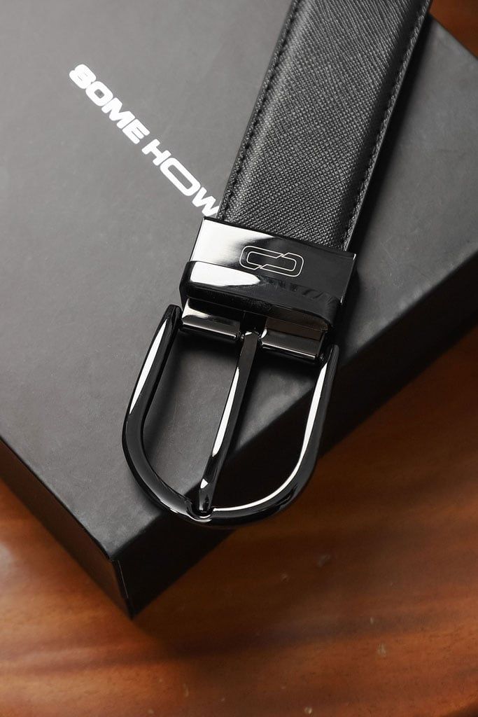 Thắt Lưng Buckle Horseshoe Black