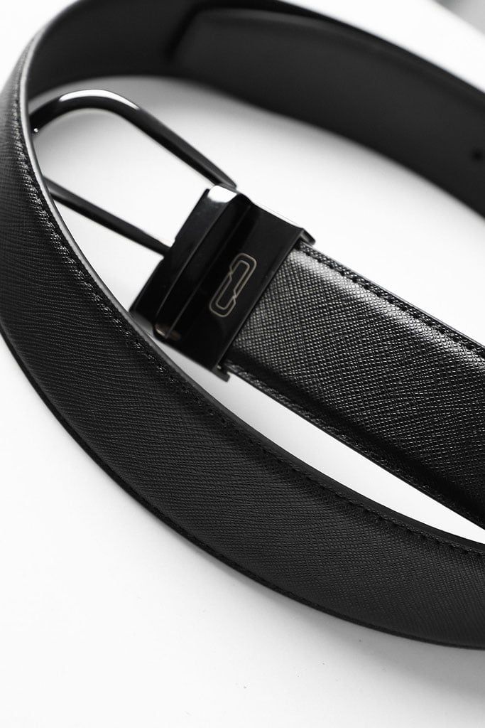 Thắt Lưng Buckle Horseshoe Black