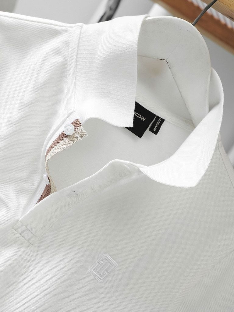 Áo Polo Casual Black White