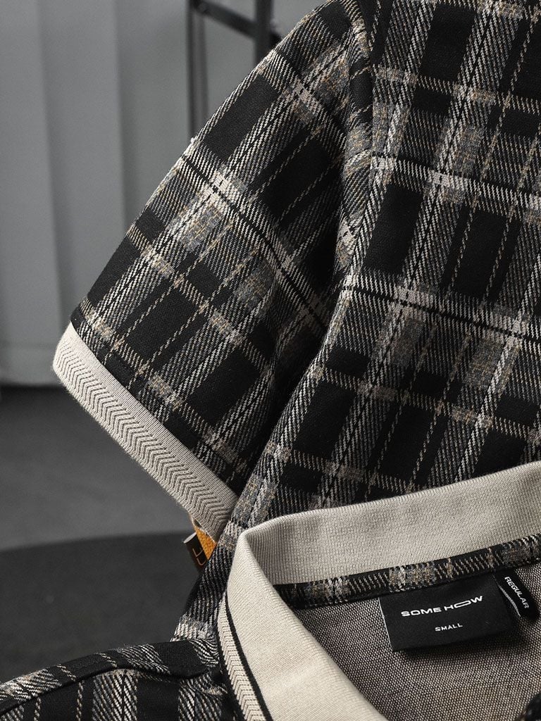 Áo Polo The Checked Beigeline