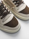 Giày Brown Cream Pattern