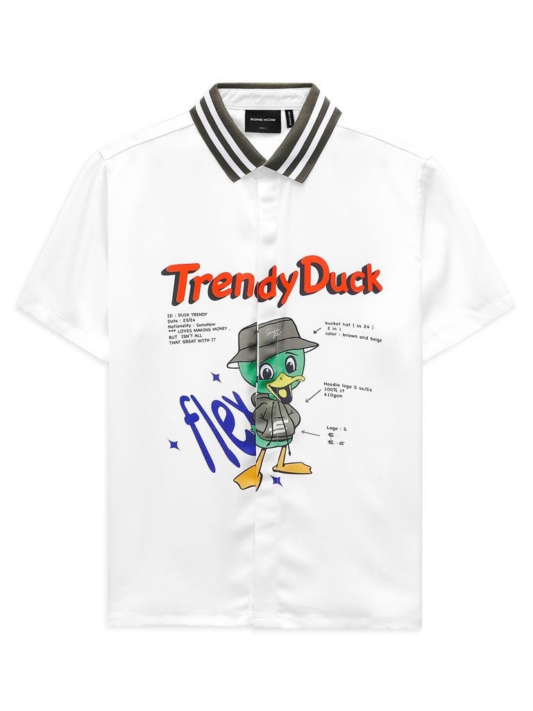  Áo Sơ Mi Flexing Trendy Duck 