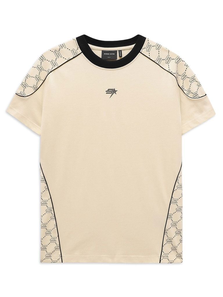  Áo Thun Pattern Shoulder Side 