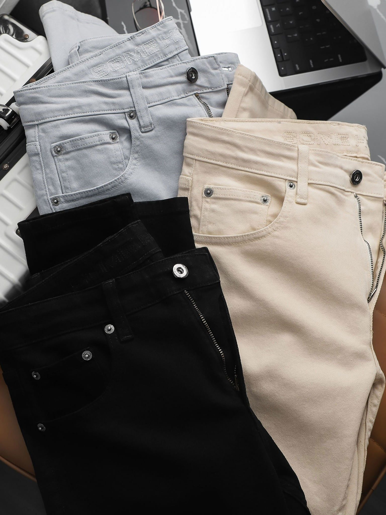 Quần Jean Skinny Simple Plain