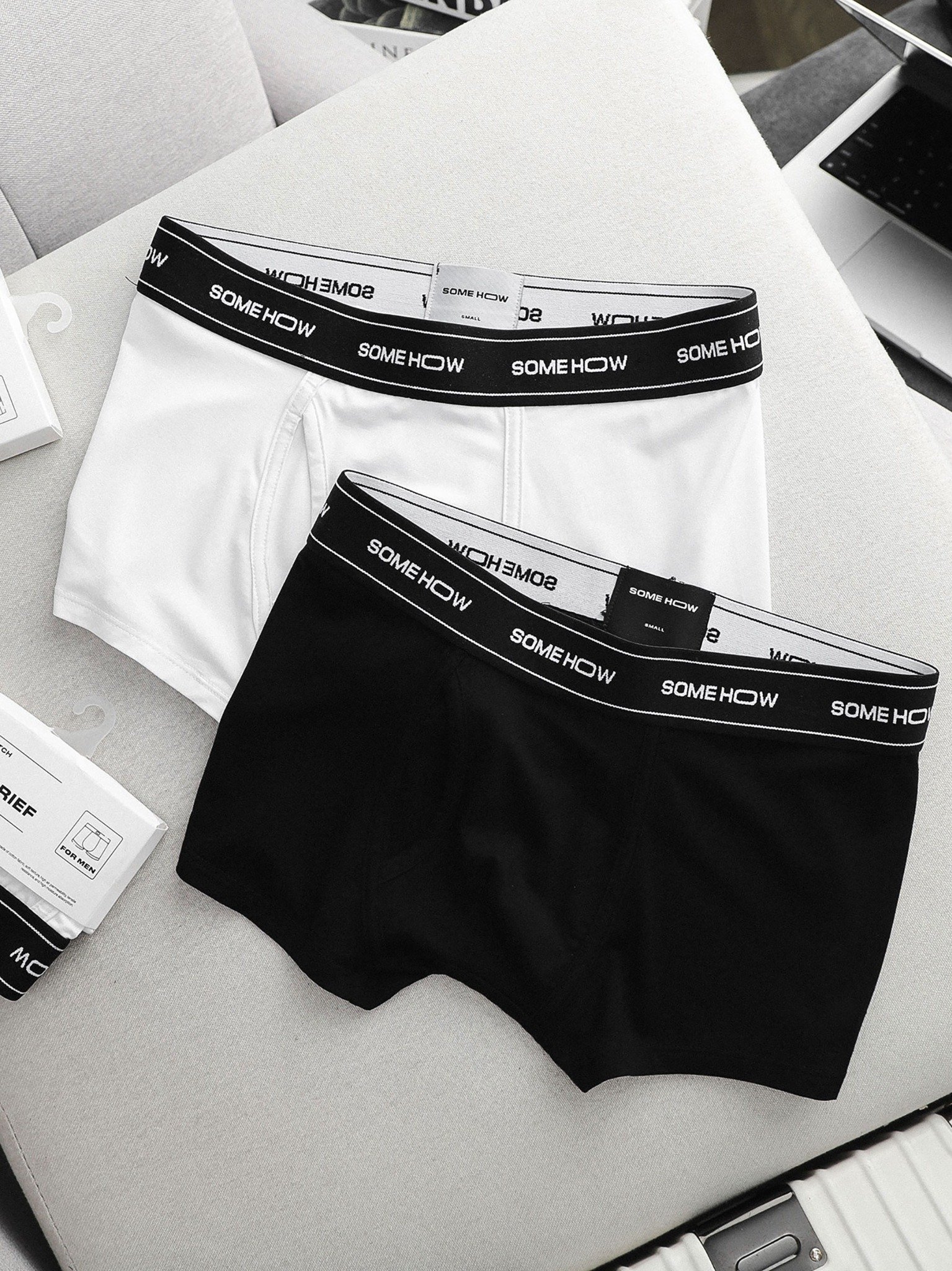 Boxer Bamboo BW Secret Pock