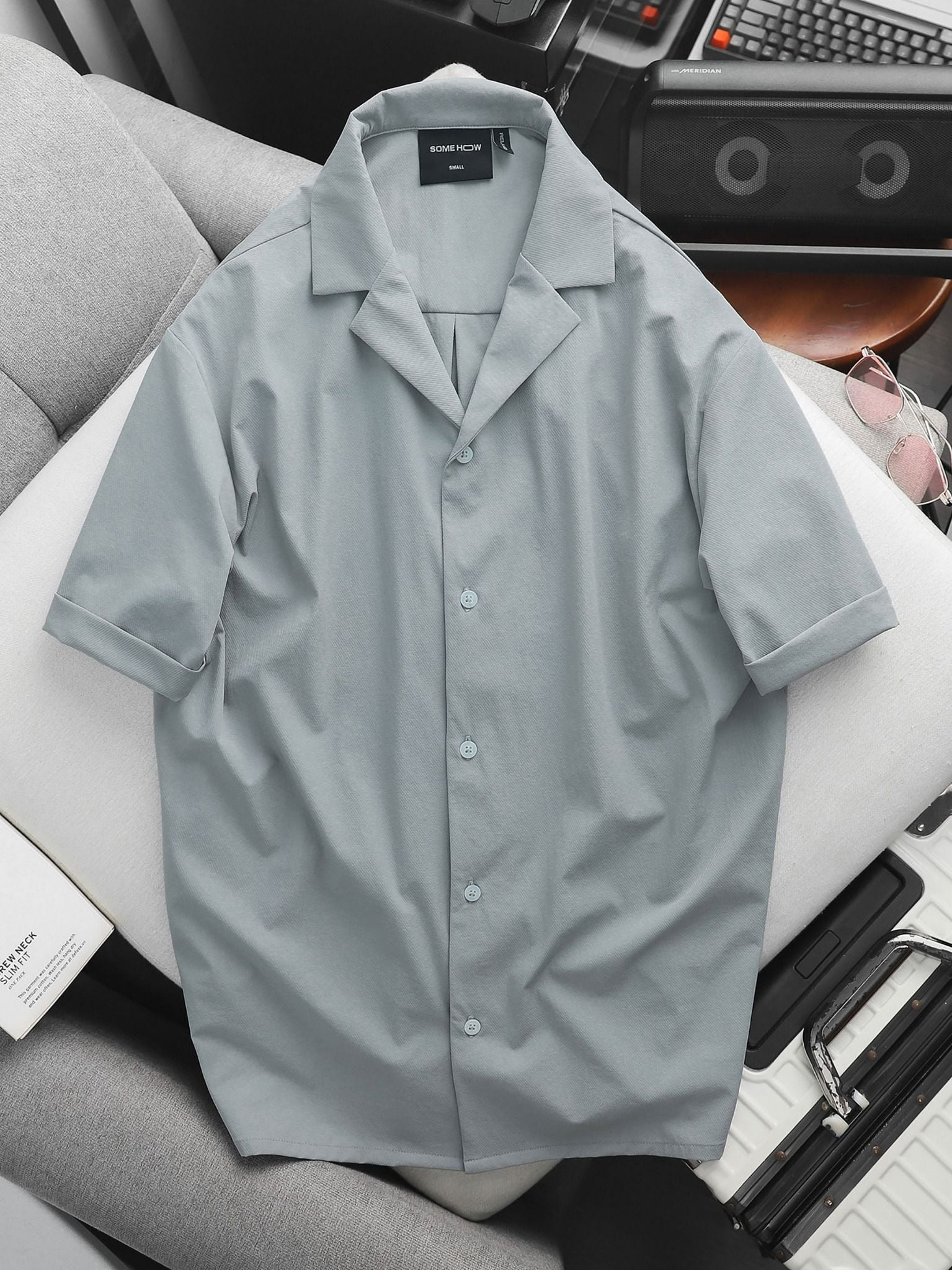 Áo Sơ Mi Cuban Relaxed Plain