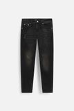 Quần Jean Slim Chainrip Tropical Black