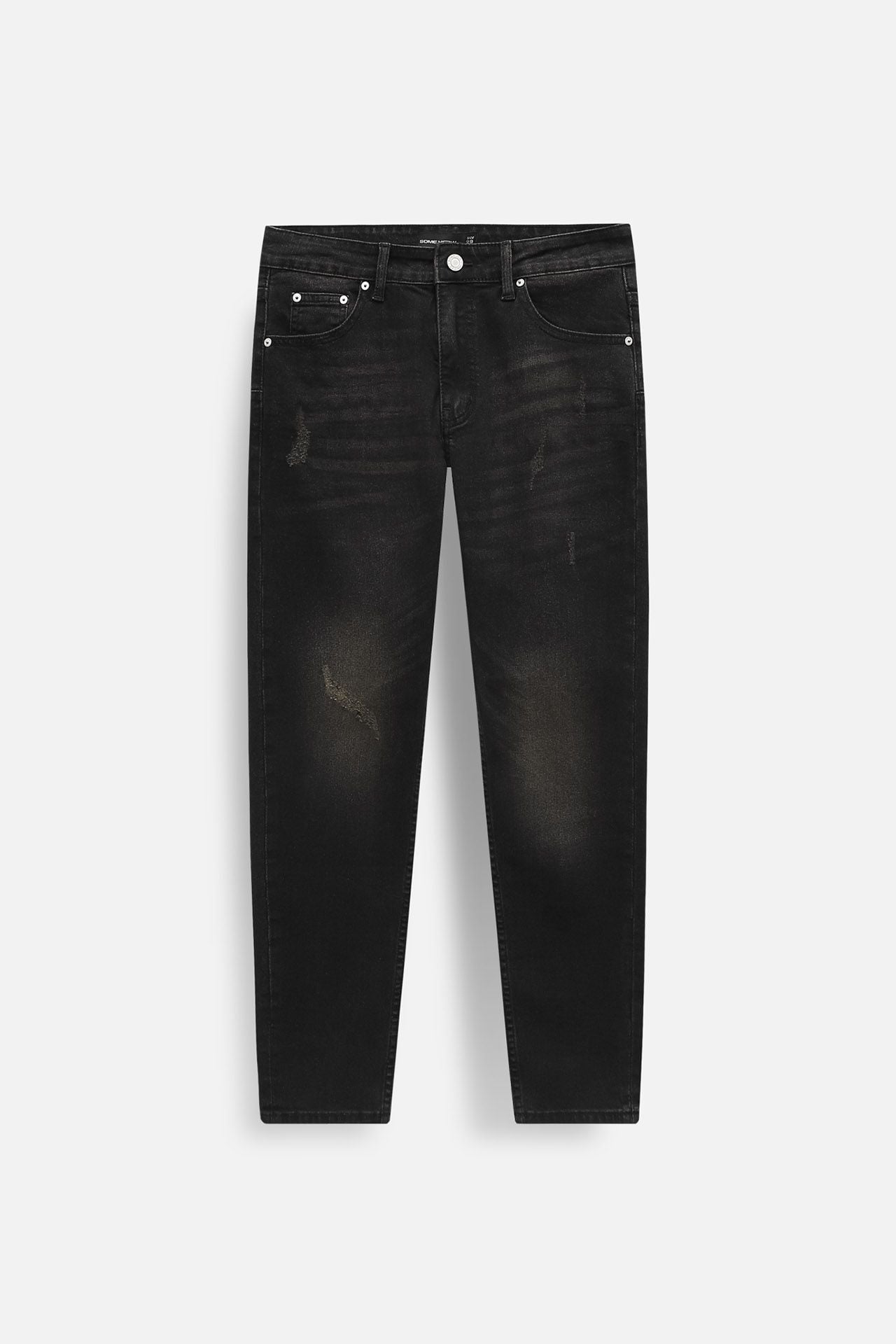 Quần Jean Slim Chainrip Tropical Black
