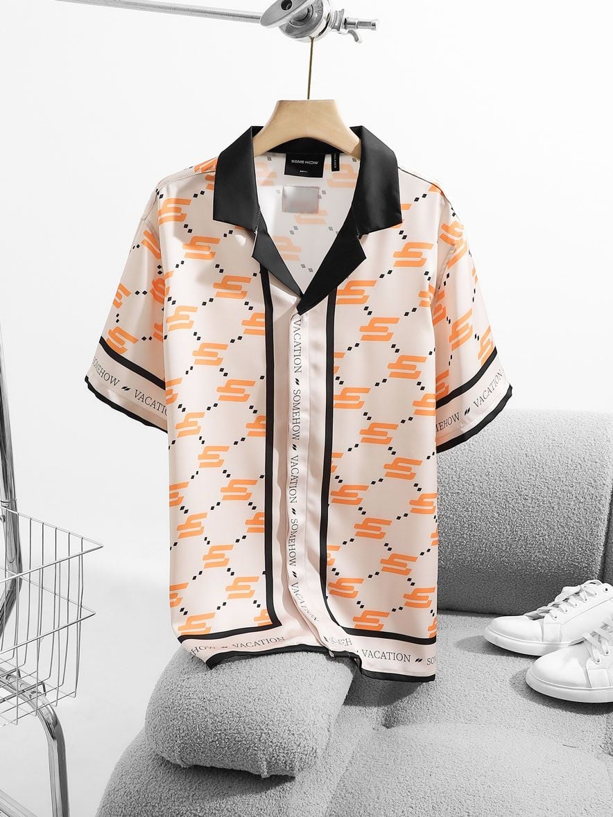 Áo Sơ Mi Orange Mark On Beige
