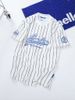 Áo Thun Baseball Stripes Blue White