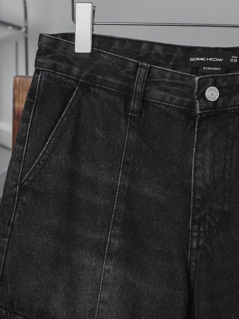 Quần Jean Straight Diag Cargo Camplife