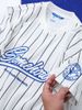 Áo Thun Baseball Stripes Blue White