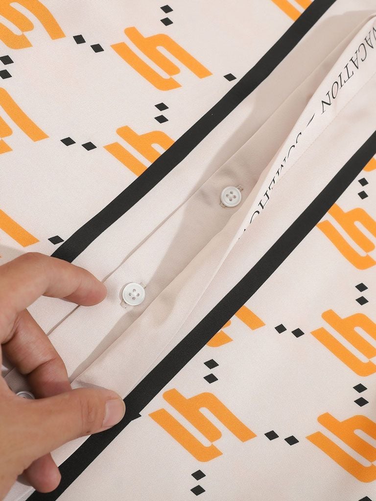 Áo Sơ Mi Orange Mark On Beige