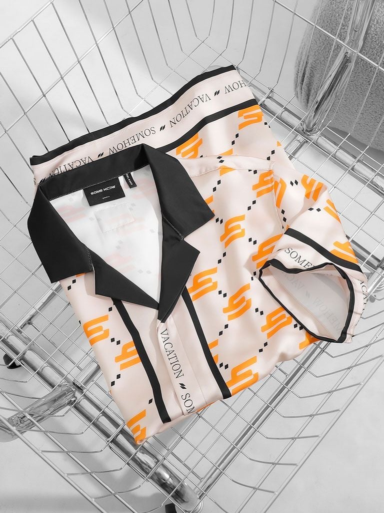 Áo Sơ Mi Orange Mark On Beige