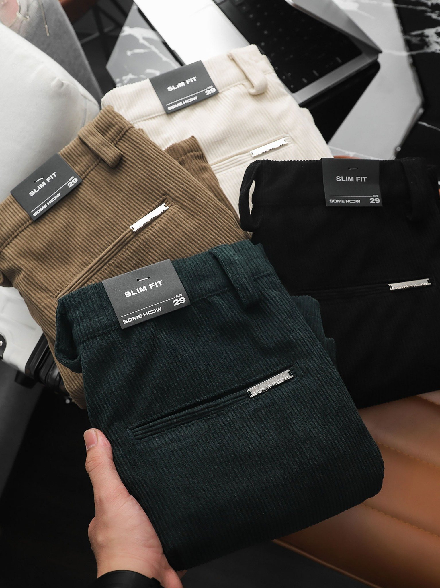 Quần Short Corduroy Basic