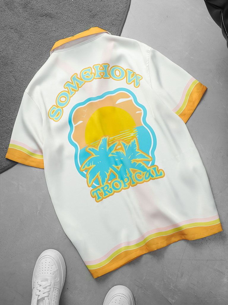 Áo Sơ Mi Cuban Summer Tropical