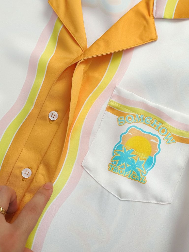 Áo Sơ Mi Cuban Summer Tropical