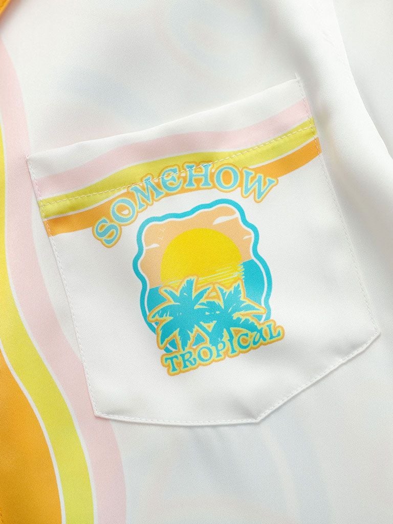 Áo Sơ Mi Cuban Summer Tropical