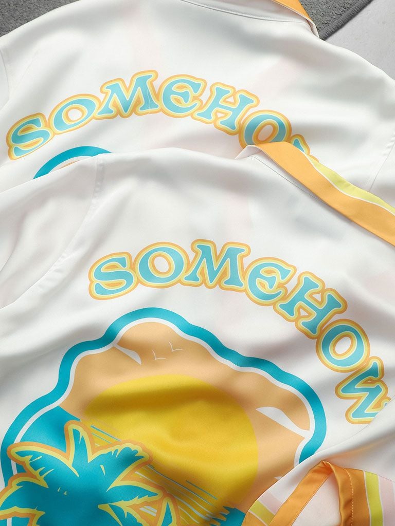 Áo Sơ Mi Cuban Summer Tropical