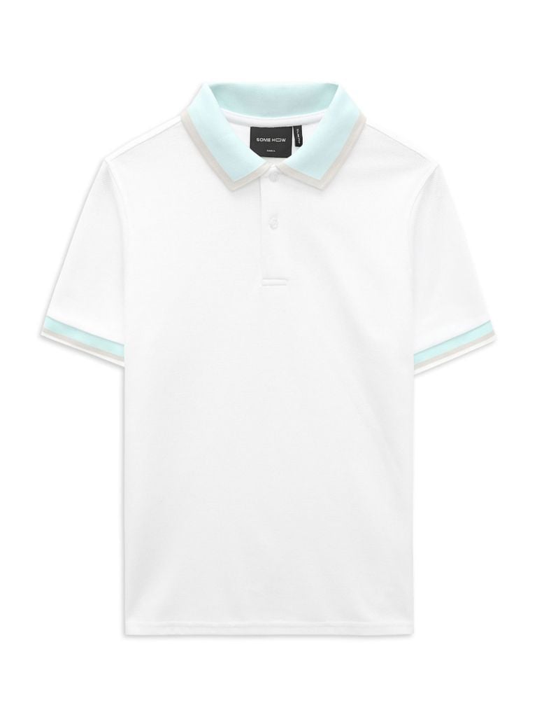  Áo Polo Color Collar Cuffs 