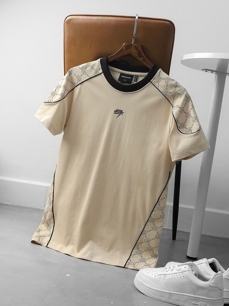 Áo Thun Pattern Shoulder Side