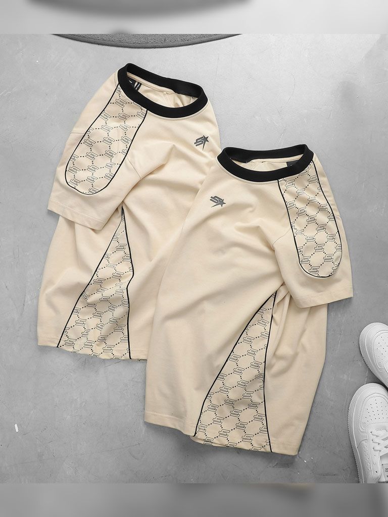 Áo Thun Pattern Shoulder Side