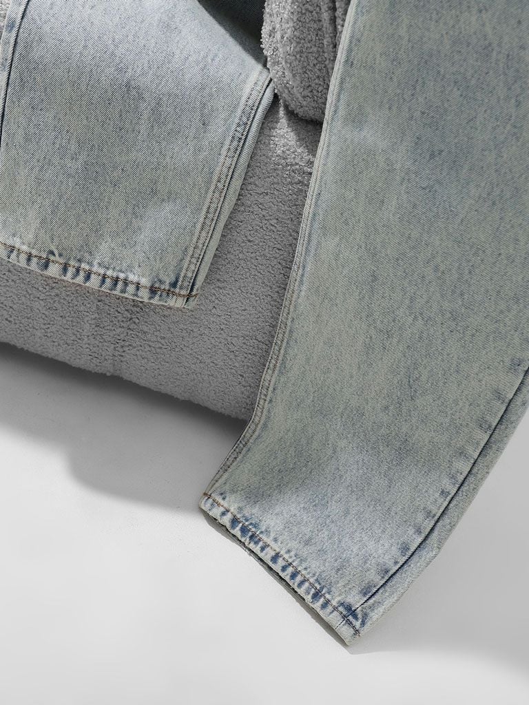 Quần Jean Straight Light Sil Elastring