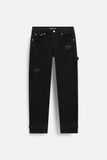 Quần Jean Flare Details Black