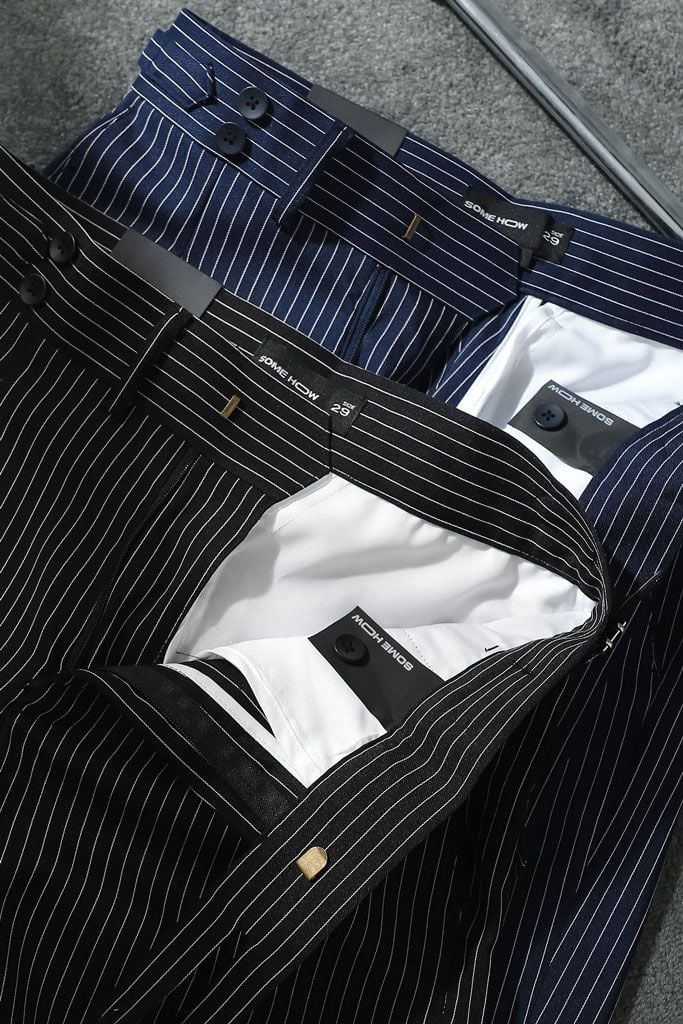 Quần Tây Sidetab Formal Stripes