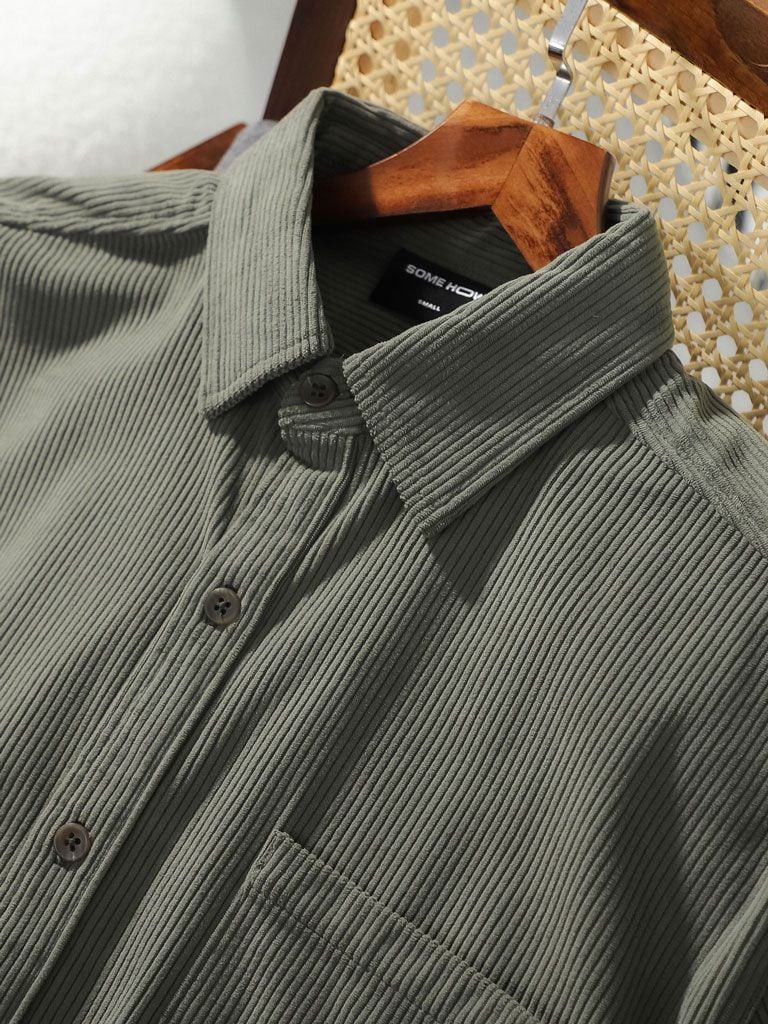 Áo Sơ Mi Corduroy Over Basic Camplife
