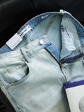 Quần Jean Rayon Slim Sat White Blue