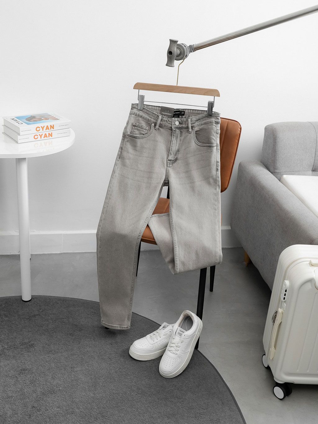Quần Jean Slim Camplife Grayish