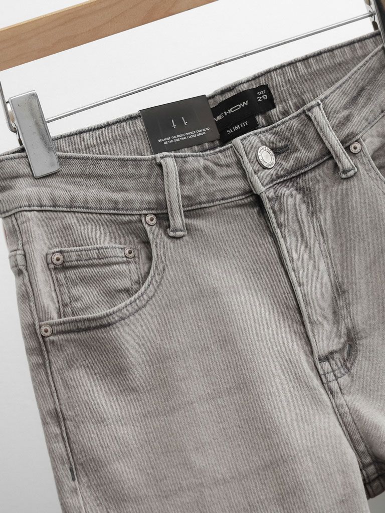 Quần Jean Slim Camplife Grayish