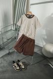Set T-shirt Minimal Stripes Short