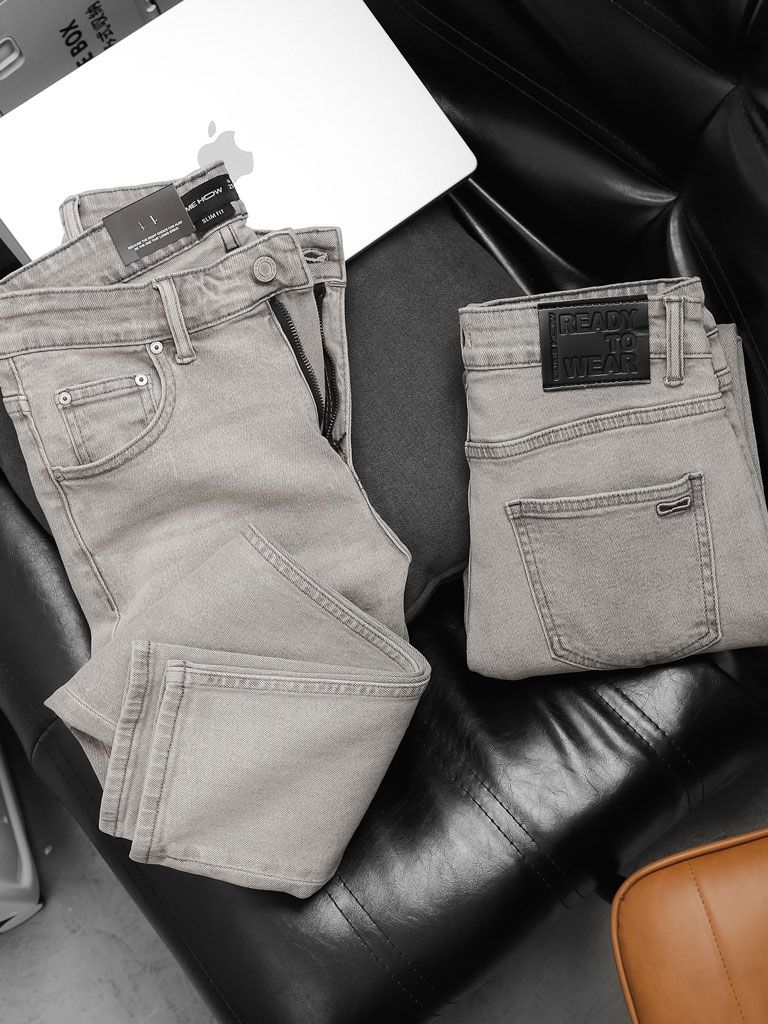 Quần Jean Slim Camplife Grayish