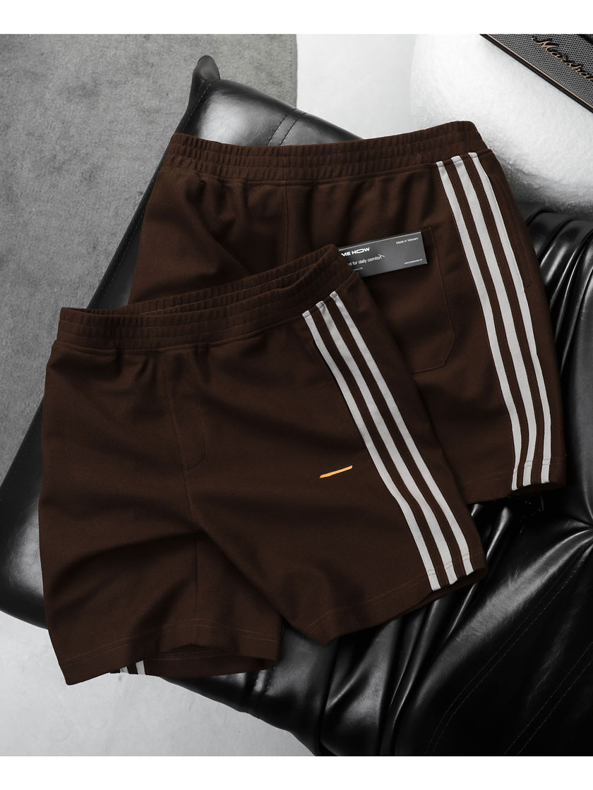 Set Polo Short Vintage Vani Brown 90s