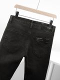 Quần Jean Slim Chainrip Tropical Black