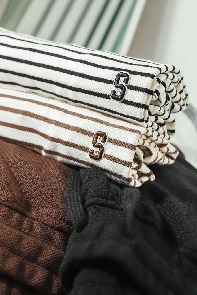 Set T-shirt Minimal Stripes Short