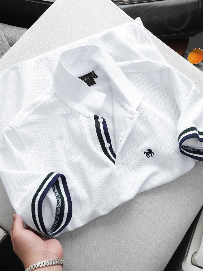 Áo Polo White The Horse Label