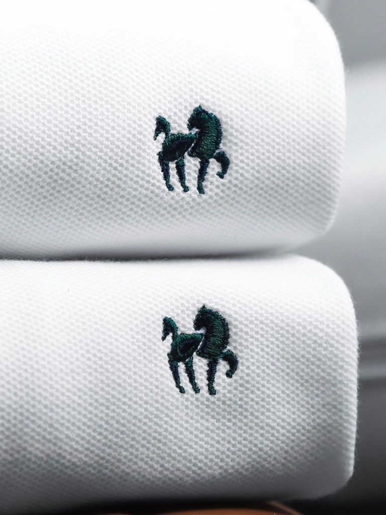 Áo Polo White The Horse Label