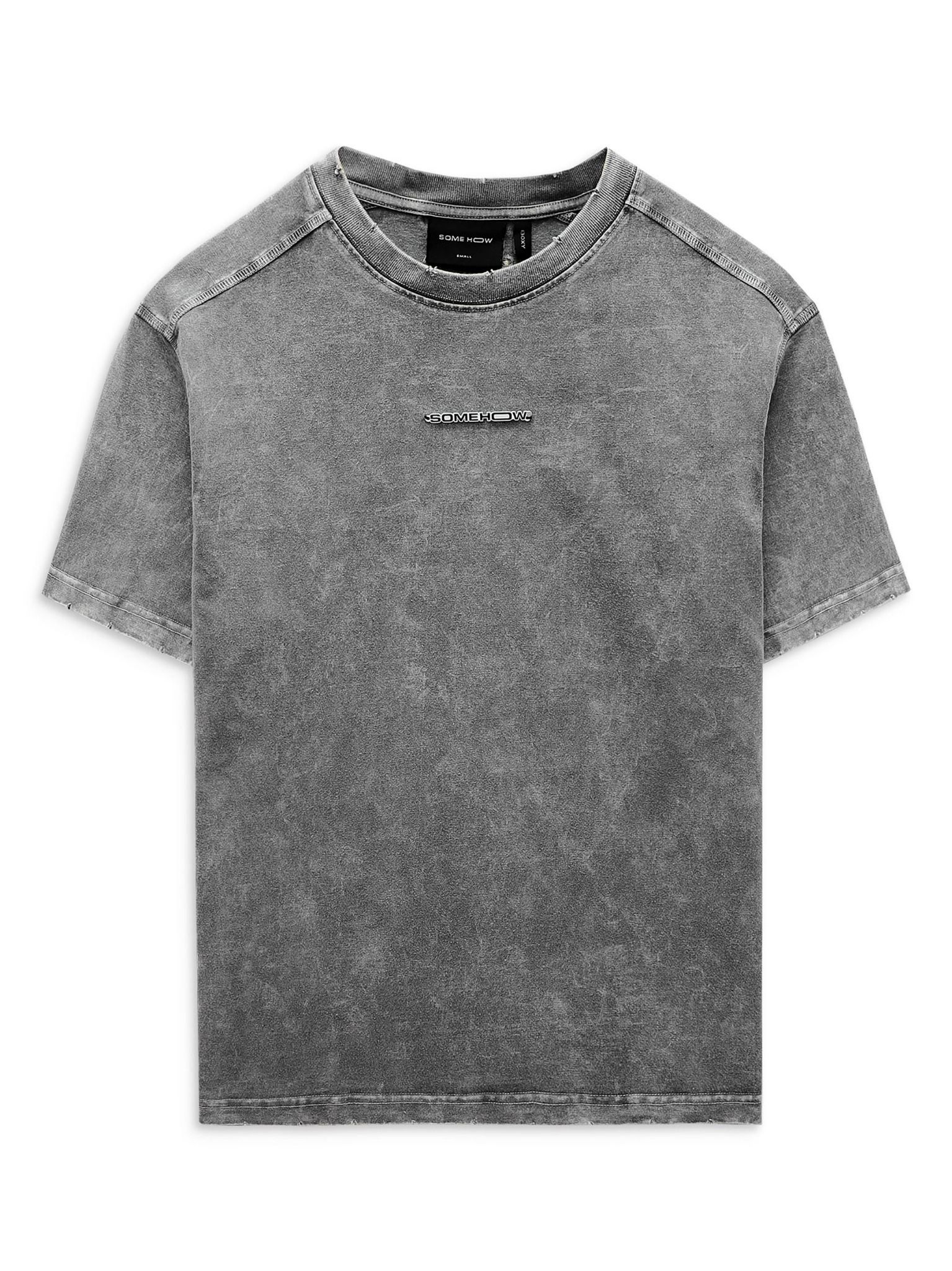 Áo Thun Wash Casual Grey Shades