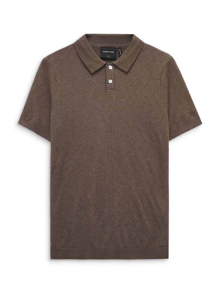  Áo Polo Wool Ziczac Waves 