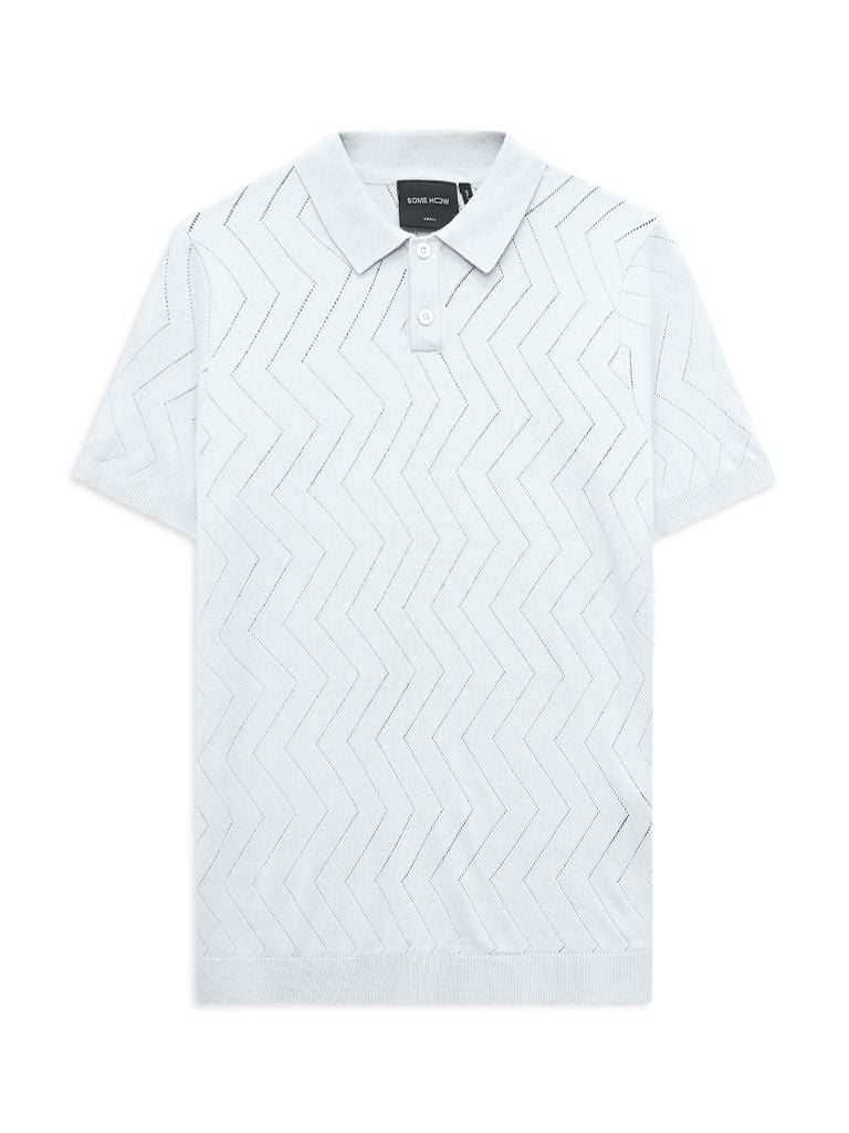  Áo Polo Wool Ziczac Waves 