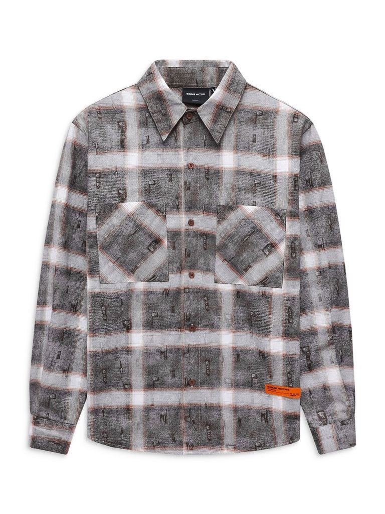  Áo Sơ Mi Orange The Checked 